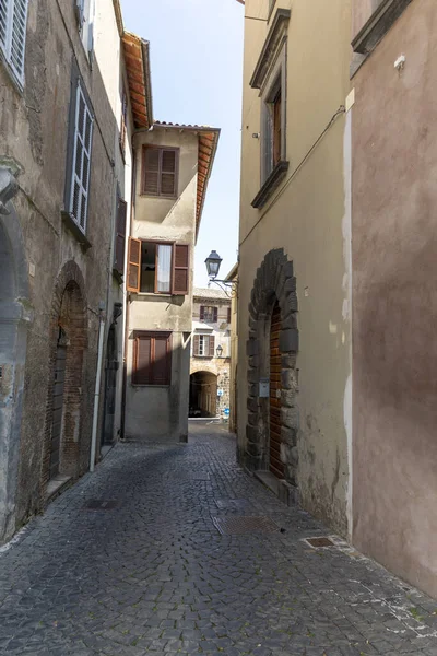 Orvieto Italy Juli 2020 Archittetura Och Byggnader Centrum Ellervieto — Stockfoto