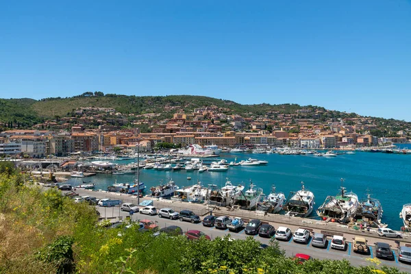 Paisagem Porto Santo Stefano Porto Verão — Fotografia de Stock