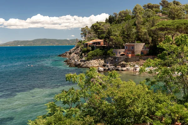 Paisagem Natural Porto Santo Stefano Verão — Fotografia de Stock