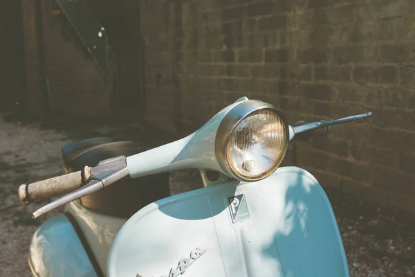 Terni Italy Julho 2020 Vespa Especial Piaggio Detalhe Vintage Guidão — Fotografia de Stock