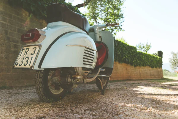 Terni Italy July 2020 Vespa Special Vintage Piaggio Light Blue — 스톡 사진