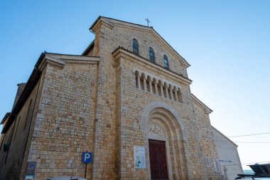 Amelia, İtalya 5 Ağustos 2020: Amelia 'nın merkezindeki birçok kiliseden biri.