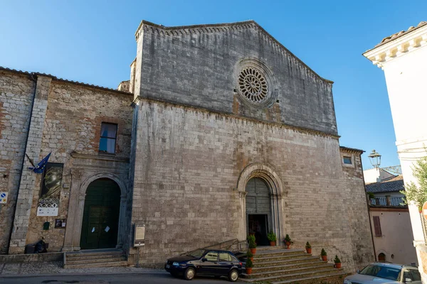 Amelia Agosto 2020 Chiesa San Francesco Assisi Nel Centro Amelia — Foto Stock