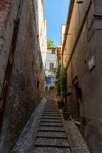 Amelia Italy August 2020 Architecture Streets Buildings Center Amelia — Stock Photo, Image