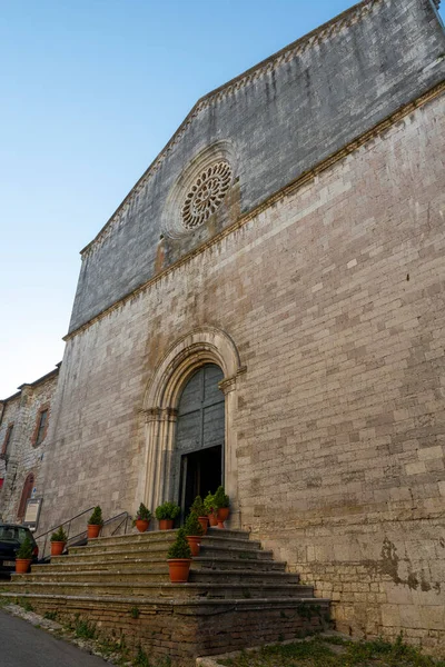 Amelia Italia Agosto 2020 Iglesia San Francesco Assisi Centro Amelia — Foto de Stock