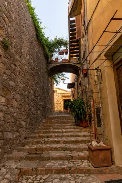 Amelia Italy August 2020 Architecture Streets Buildings Center Amelia — Stock Photo, Image