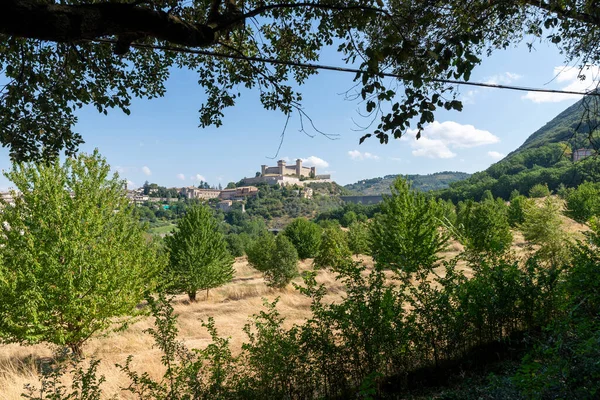 Landscape Poese Spoleto Seen Monteluco — Stock Photo, Image