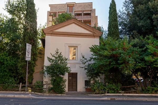 Terni Italia Agosto 2020 Iglesia Santa Maria Degli Spiazzi Plaza — Foto de Stock