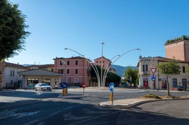 Terni, İtalya 21 Ağustos 2020: Eugenio Chiesa Chiesa ile Curio Dentato üzerinden Rotunda