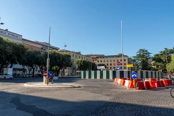 Terni Italia Agosto 2020 Cornelio Tacito Plaza Centro Terni Proceso — Foto de Stock