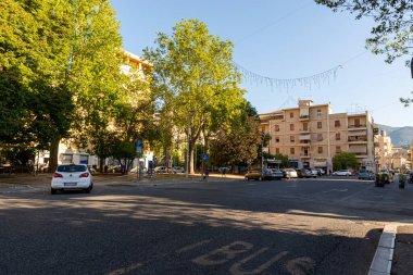 Terni 'nin merkezinde Dalmazia Meydanı