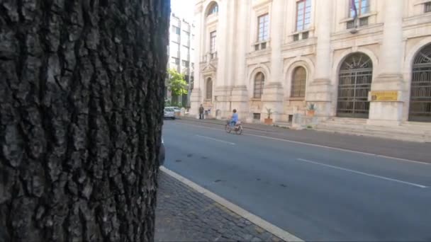 Terni Italia August 2020 Prefectura Terni Strada Stației Din Terni — Videoclip de stoc