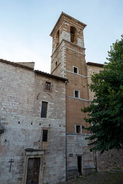 Stroncone Italy September 2020 Kyrkan San Michele Arcangelo Staden Stroncone — Stockfoto
