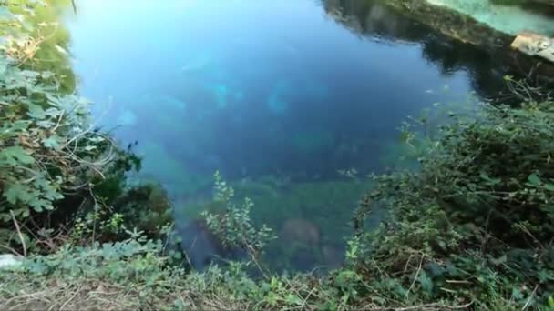 Terni Vilayetinde Mavi Suyu Olan Boğucu Bir Bölge — Stok video