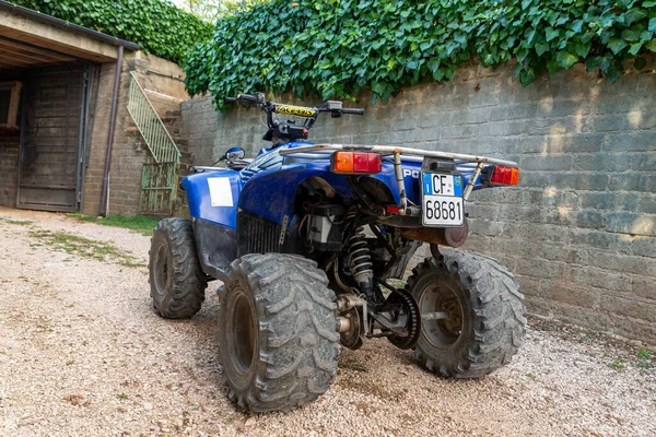 Terni Italie Septembre 2020 Détail Quad 350 Vitesses — Photo