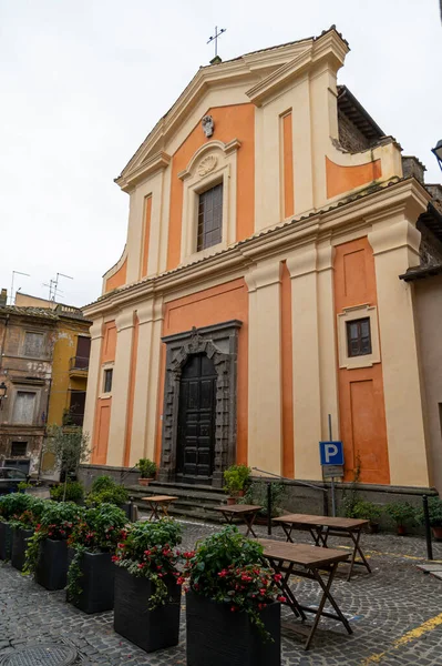 Nepi Italia Septiembre 2020 Iglesia San Silvestro Centro Nepiv — Foto de Stock