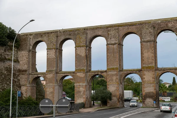 Nepi Itália Setembro 2020 Aqueduto Romano Bottata Cidade Nepi — Fotografia de Stock