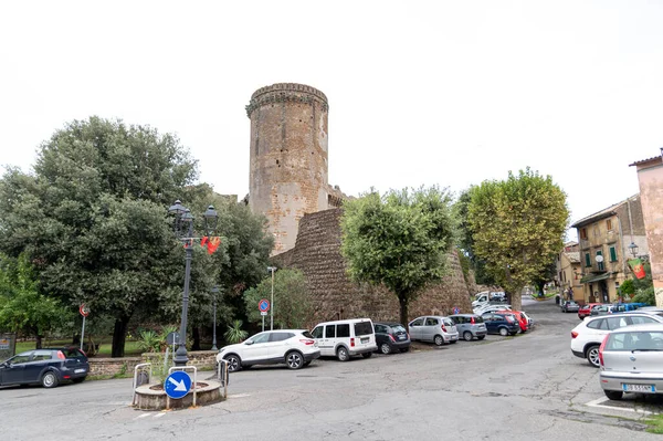 Непи Италия Сентября 2020 Замок Борджиа Городе Непи — стоковое фото