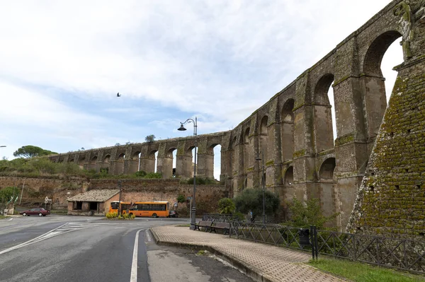 Nepi Ιταλία Σεπτεμβρίου 2020 Ρωμαϊκό Υδραγωγείο Στα Μποτάτα Της Πόλης — Φωτογραφία Αρχείου