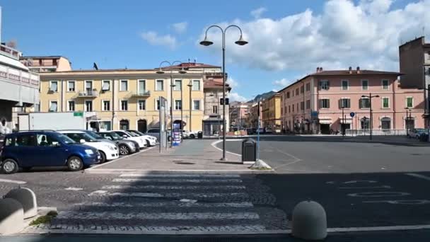 Plac Valnerina w mieście Terni — Wideo stockowe