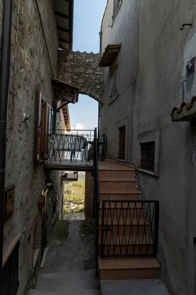 イタリアのミランダ2020年10月1日 ミランダの町の路地 建物の建築 — ストック写真