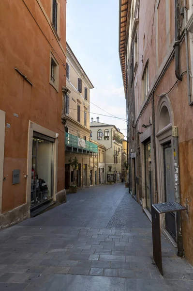 Rieti Italië Oktober 2020 Architectuur Van Steegjes Pleinen Gebouwen Van — Stockfoto