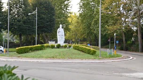 Terni Italy October 2020 Time Lapse Valentine Patron Saint Lovers — Stock Video