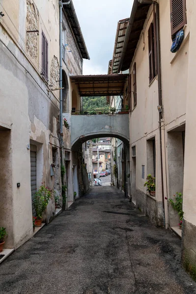 Terni Italy October 2020 Architecture Glimpses Narrow Streets Town Papigno — Stock Photo, Image