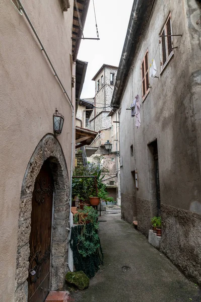 Terni Italy October 2020 Architecture Glimpses Narrow Streets Town Papigno — Stock Photo, Image