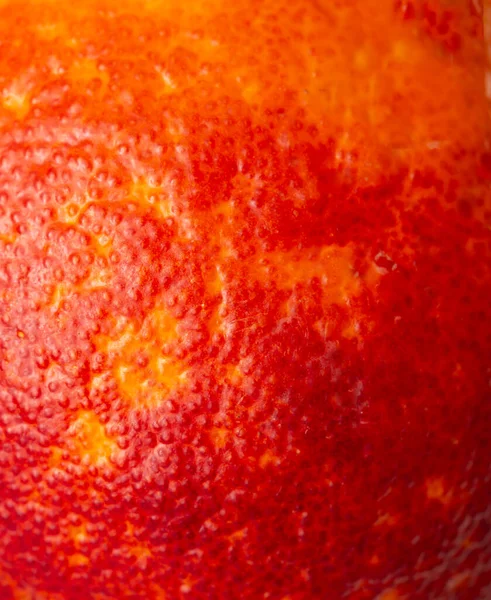 Rode Sinaasappelschil Als Achtergrond — Stockfoto