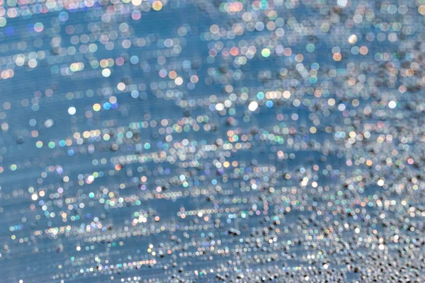 Buntes Bokeh Aus Wassertropfen Als Hintergrund — Stockfoto