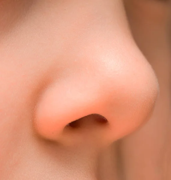 Child Nose Background — стоковое фото