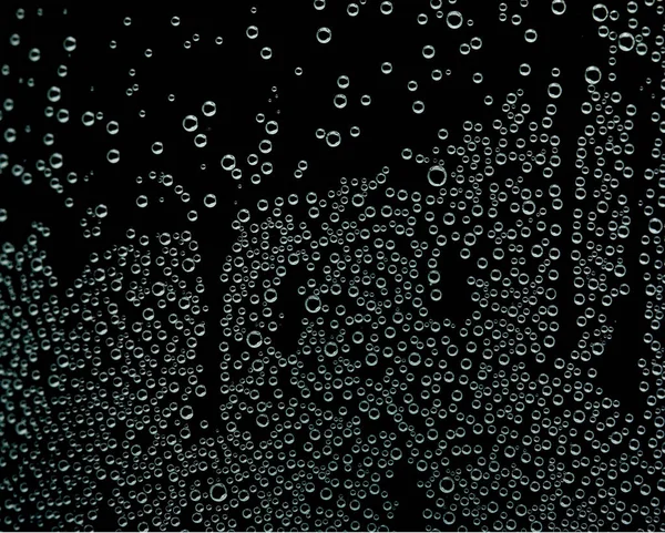 Φυσαλίδες Νερού Μαύρο Φόντο Φόντο — Φωτογραφία Αρχείου