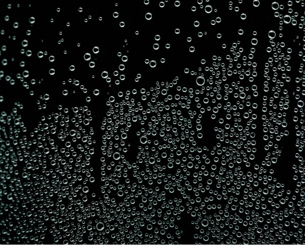 Water Bubbles Black Background Background — Stock Photo, Image