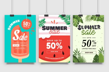 Yaz Satış Posteri Tasarım Paketi