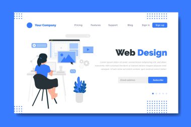 Web Tasarımı İniş Sayfası Tasarımı