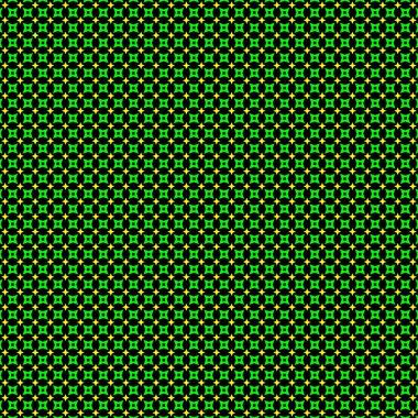 Yeşil & Sarı Dijital Desen