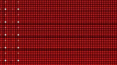 Çok renkli bir dokuda yatay yatay üç boyutlu, soyut, güzel bir arka plan. Kırmızı renk yansımalı akışkan. Arka plan animasyon yapar. Kusursuz çember