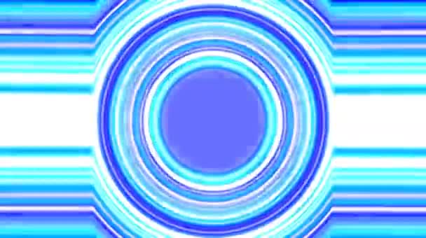多色纹理的抽象背景的美丽的视频线条 蓝色反光 背景使动画 无缝圈旋转4K — 图库视频影像