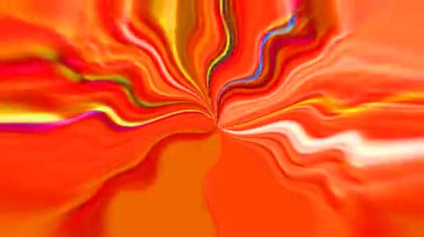 Прекрасне Відео Абстрактний Фон Лініях Різнокольоровій Текстурі Лазер Синьо Жовтим — стокове відео
