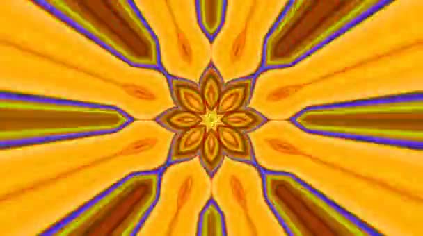Прекрасне Відео Абстрактний Фон Лініях Різнокольоровій Текстурі Лазер Синьо Жовтим — стокове відео