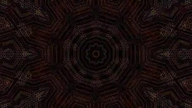 soyut çizgiler renkli noktalar ışık merkezde parlıyor, siyah arkaplan