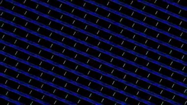 güzel renkli video soyut parlak ışık enerjisi 4K düz çizgi dalgaları siyah arkaplan üzerinde parıldayan ışık etkisi