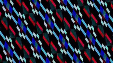 güzel renkli video soyut parlak ışık enerjisi 4K düz çizgi dalgaları siyah arkaplan üzerinde parıldayan ışık etkisi