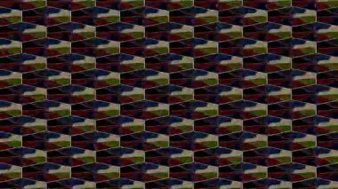 güzel renkli video soyut parlak ışık enerjisi 4K düz çizgi dalgaları siyah arkaplan üzerinde parıldayan ışık etkisi