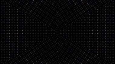 3D animasyon güzel video renkli soyut parlak ışık enerjisi 4K düz çizgi dalgaları merkezde yuvarlak ışık efekti, siyah arkaplan