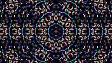 3D animasyon güzel video renkli soyut parlak ışık enerjisi 4K düz çizgi dalgaları merkezde yuvarlak ışık efekti, siyah arkaplan