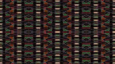 güzel renkli video soyut parlak ışık enerjisi 4K düz çizgi dalgaları siyah arkaplan üzerinde parıldayan ışık etkisi