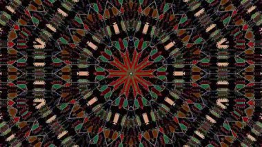 Soyut arka plan hareket eden çizgiler ve parlayan ışık noktaları. Çemberlerle canlandırma