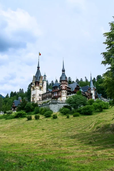 Das Schloss Valea Peles Oder Einfach Peles Palast Sinaia Rumänien — Stockfoto